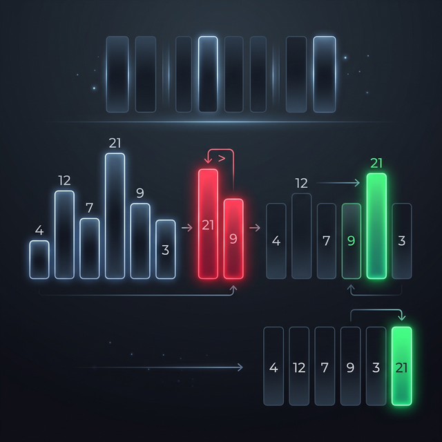 Bubble Sort visual representation