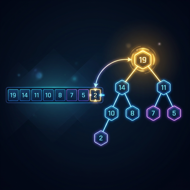 Heap Sort visual representation